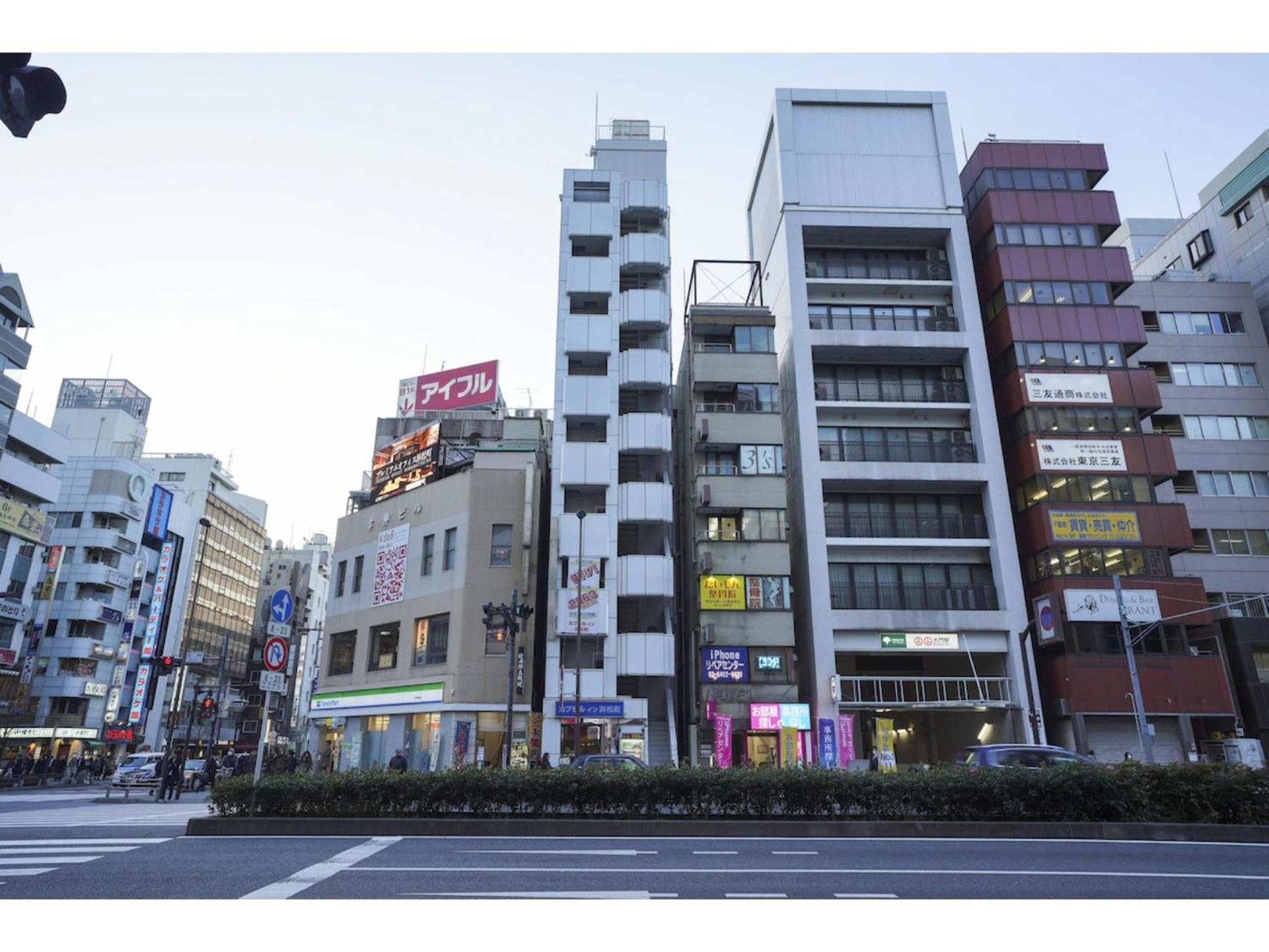 Male Only Capsule Inn Hamamatsucho - Vacation Stay 68799V โตเกียว ภายนอก รูปภาพ